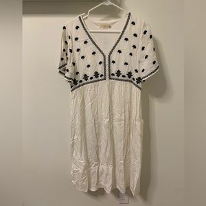 White Roolee Flowy Dress